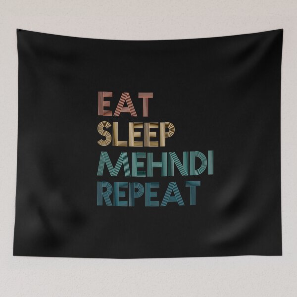 Item preview, Eat Sleep Mehndi Repeat - Gift For Mehndi Fans designed and sold by kindxinn.