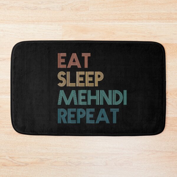 Item preview, Eat Sleep Mehndi Repeat - Gift For Mehndi Fans designed and sold by kindxinn.