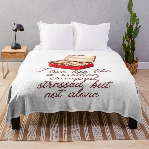 Item preview, TODAY I FEEL LIKE A SARDINE BOX MEME PHRASES designed and sold by infinitearte.