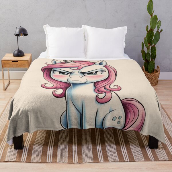 Item preview, Cute Slightly Annoyed Kawaii Girl Unicorn designed and sold by Uniquely Yours.