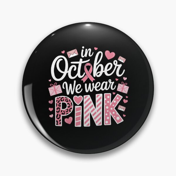 Item preview, In October We Wear Pink Breast Cancer Awareness  | Postal Worker Pink Ribbon | USPS Support Gift designed and sold by 76Valeria.