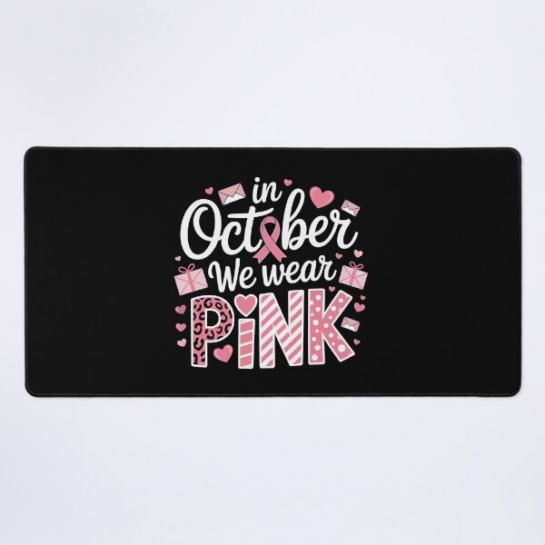 Item preview, In October We Wear Pink Breast Cancer Awareness | Postal Worker Pink Ribbon | USPS Support Gift designed and sold by 76Valeria.