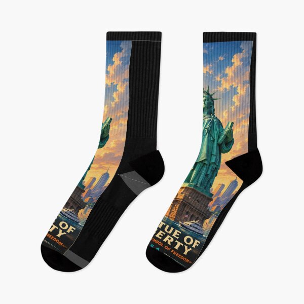 Item preview, Statue of Liberty Classic Poster Print | Symbol of Freedom | New York Wall Art designed and sold by GnuArt.