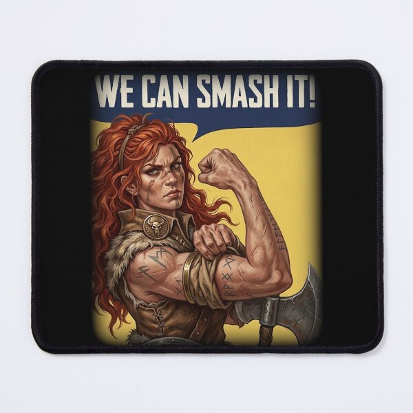 Item preview, "We Can do It!" Barbarian Parody RPG Sticker designed and sold by AestheticRPG .