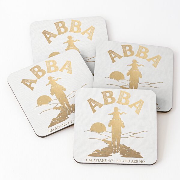 Item preview, Abba, Father Galatians 47. Christian Gold Silhouette Art designed and sold by ArtByJerryR.