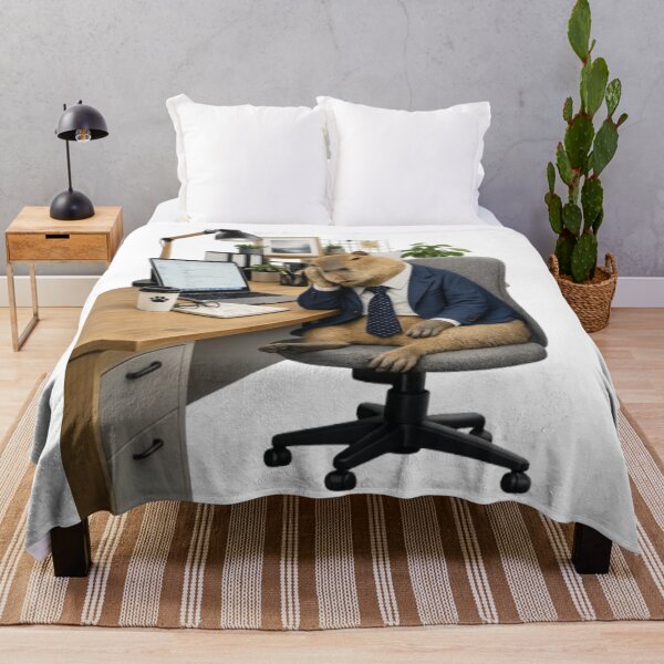 Item preview, Capybara Office Worker designed and sold by Snurly.