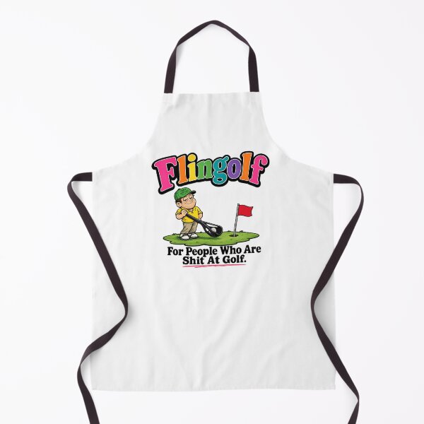 Item preview, Flingolf – For People Who Are Shit At Golf | Funny Golf Cartoon Design designed and sold by Yesmalady.