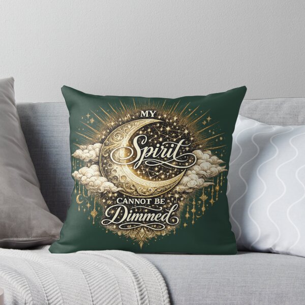 Item preview, My Spirit Cannot Be Dimmed | Celestial Moon Art designed and sold by 'VARI'.