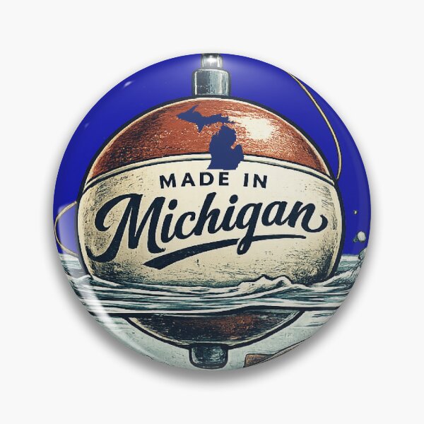 Item preview, Made in Michigan | Great Lakes Fishing designed and sold by FreshWaterWares.