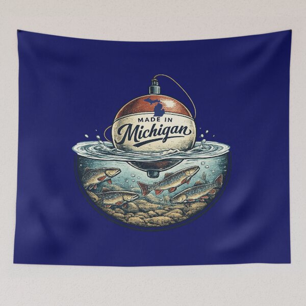 Item preview, Made in Michigan | Great Lakes Fishing designed and sold by FreshWaterWares.