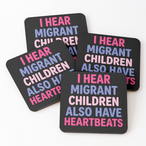 Item preview, I Hear Migrant Children Also Have Heartbeats Human Rights T-Shirt | Social Justice Advocacy Graphic Gift designed and sold by Trendably.