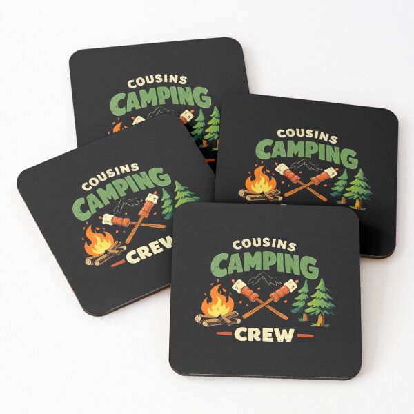 Item preview, Cousins Camping Crew - Funny Campfire Marshmallow Art designed and sold by BendyBeasts.