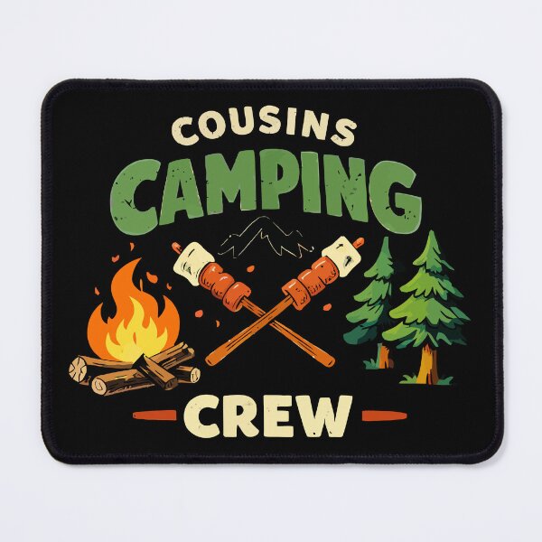 Item preview, Cousins Camping Crew - Funny Campfire Marshmallow Art designed and sold by BendyBeasts.