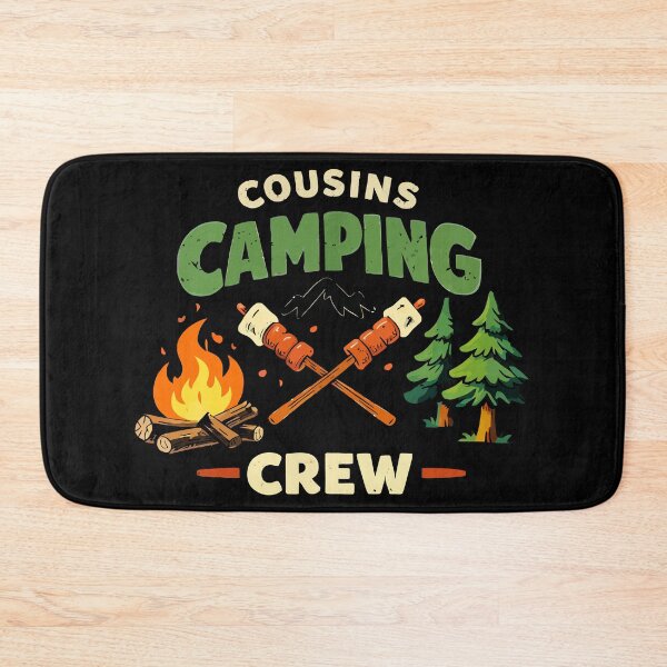 Item preview, Cousins Camping Crew - Funny Campfire Marshmallow Art designed and sold by BendyBeasts.