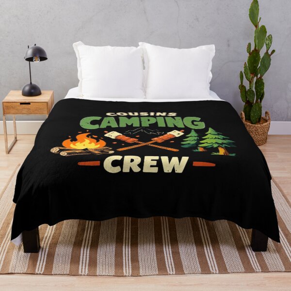 Item preview, Cousins Camping Crew - Funny Campfire Marshmallow Art designed and sold by BendyBeasts.