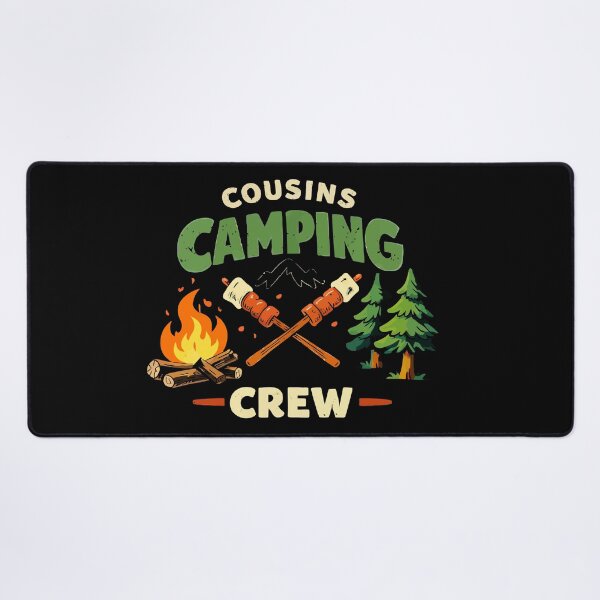 Item preview, Cousins Camping Crew - Funny Campfire Marshmallow Art designed and sold by BendyBeasts.