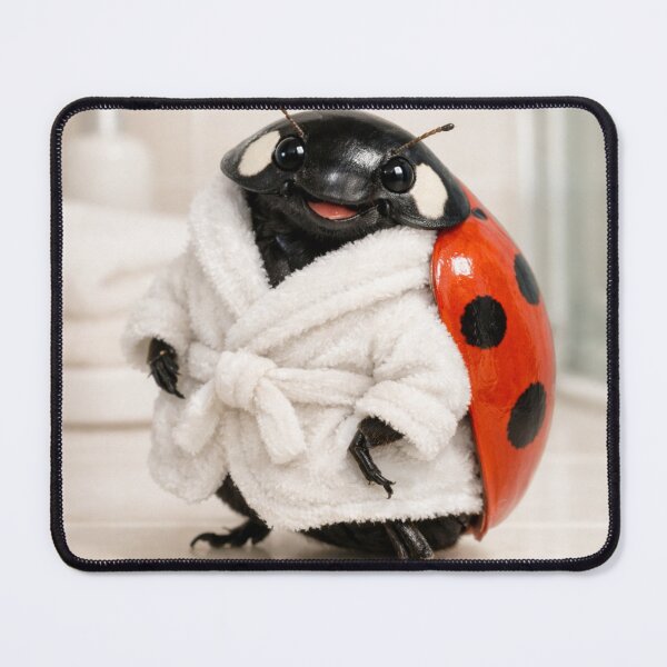 Item preview, Cozy Bathrobe Ladybird designed and sold by Sillytoe.