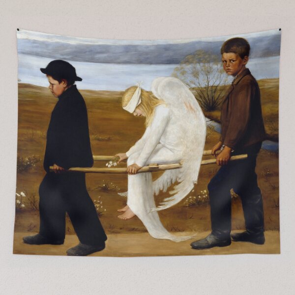 Item preview, Wounded Angel - Hugo Simberg designed and sold by Jon-Baran.