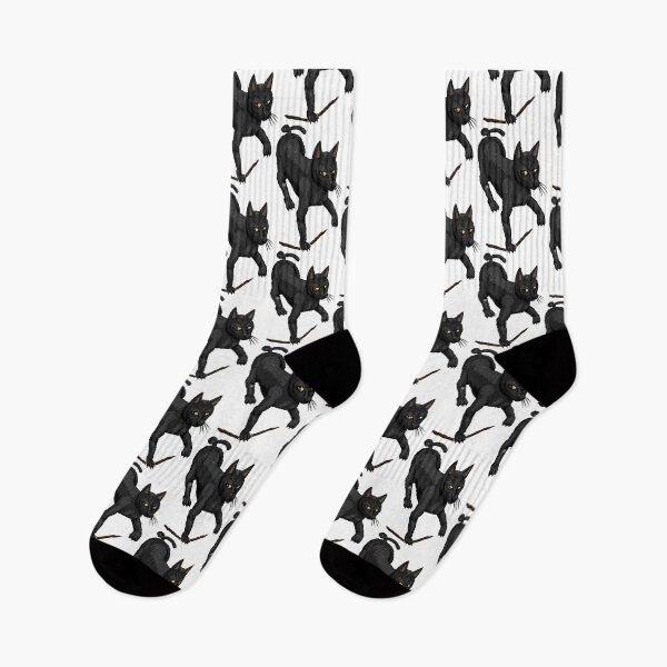 Item preview, Black Cat Pattern designed and sold by Colmeia de Ideias.