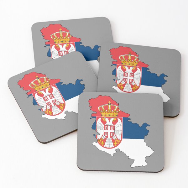 Item preview, Map of the Serbian flag designed and sold by visual adventures.