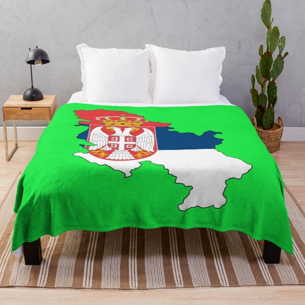 Item preview, Map of the Serbian flag designed and sold by visual adventures.