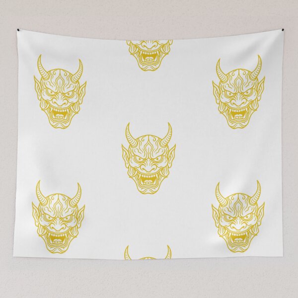 Item preview, INDIAN DEVIL MASK TATTOO designed and sold by infinitearte.