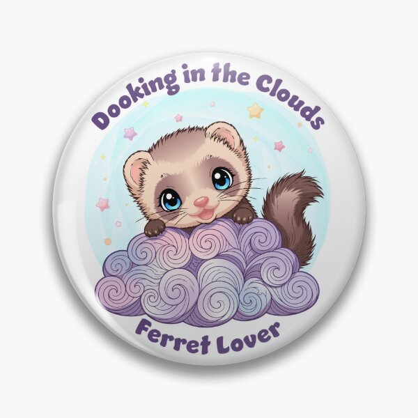 Item preview, Cute Ferret – Dooking in the Clouds designed and sold by Lily's World.