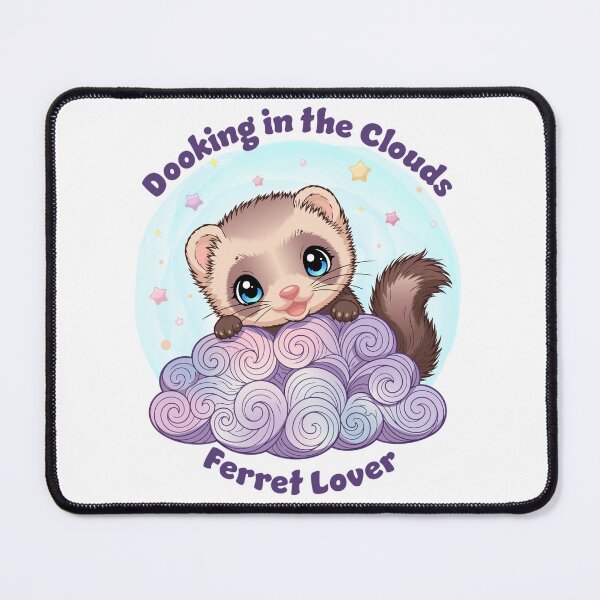 Item preview, Cute Ferret – Dooking in the Clouds designed and sold by Lily's World.