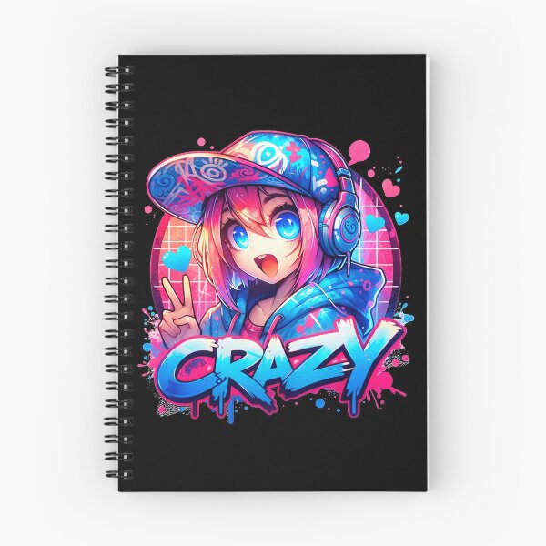 Item preview, Riot – Crazy Neon Anime Girl designed and sold by bella-rosa87.