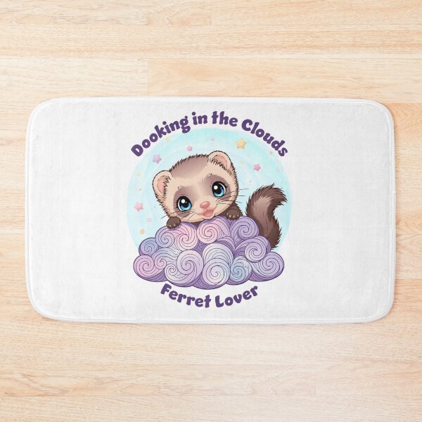 Item preview, Cute Ferret – Dooking in the Clouds designed and sold by Lily's World.
