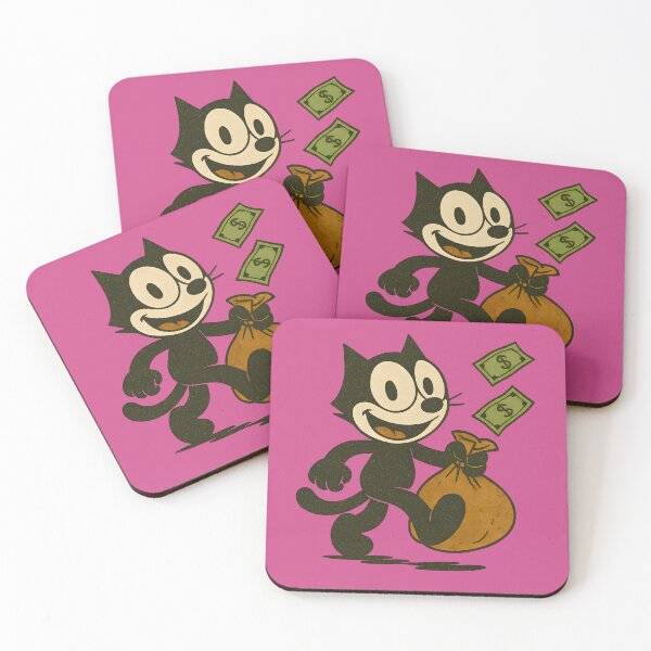 Item preview, FELIX CAT VINTAGE WITH A BAG OF MONEY designed and sold by infinitearte.