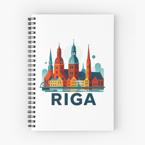 Item preview, Riga Latvia Travel Souvenir - House of Blackheads & Old Town Art designed and sold by OzzFrequency.