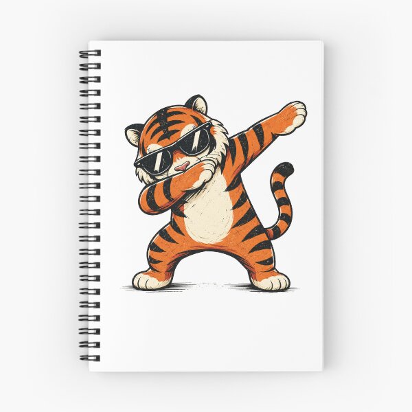 Item preview, Dabbing Tiger Wearing Sunglasses Funny Cartoon Animal designed and sold by Moizento.