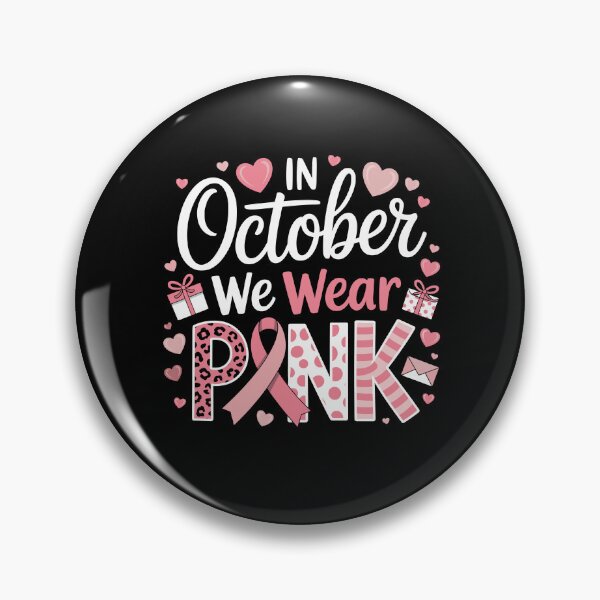 Item preview, In October We Wear Pink Breast Cancer Awareness  | Postal Worker Pink Ribbon | USPS Support Gift designed and sold by 76Valeria.