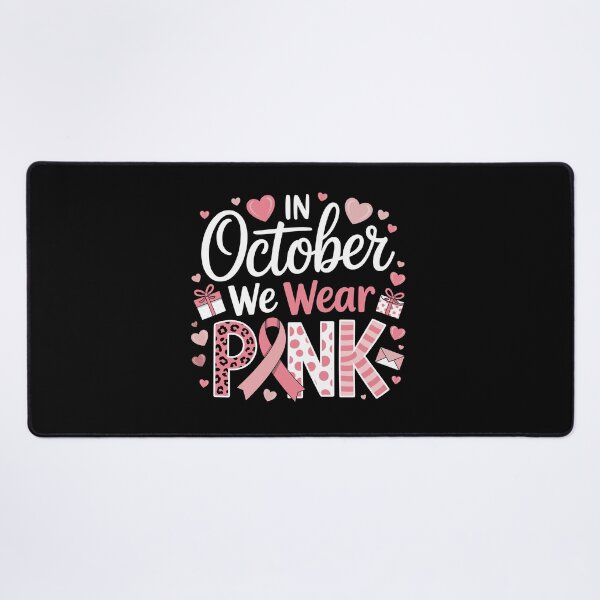 Item preview, In October We Wear Pink Breast Cancer Awareness | Postal Worker Pink Ribbon | USPS Support Gift designed and sold by 76Valeria.