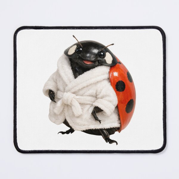 Item preview, Relaxing Bathrobe Ladybird designed and sold by Sillytoe.