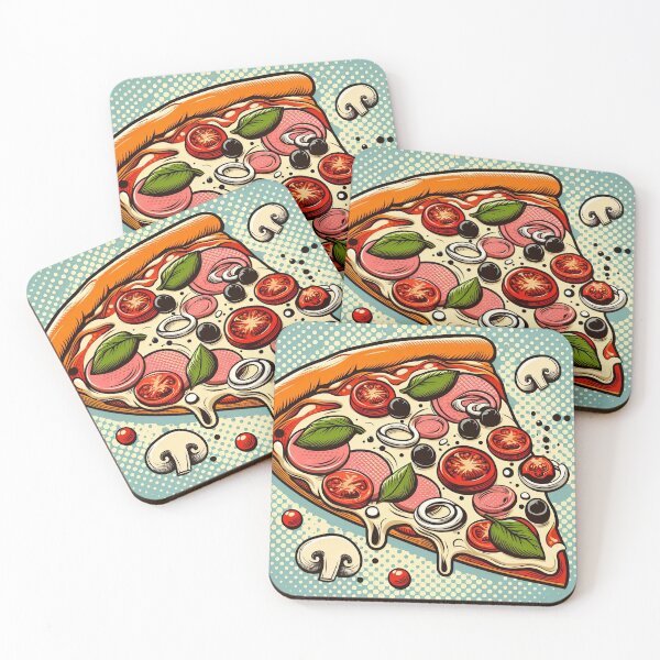 Item preview, Slice of Pizza Pop Art Style designed and sold by artofuniverse.