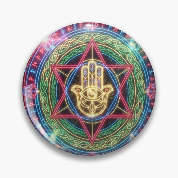 Item preview, The Neon Nexus: Shield of Prosperity" designed and sold by RavenCrow444.