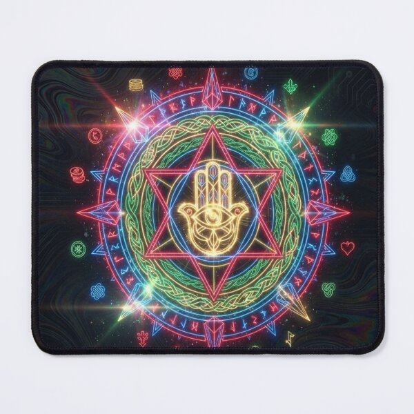 Item preview, The Neon Nexus: Shield of Prosperity" designed and sold by RavenCrow444.