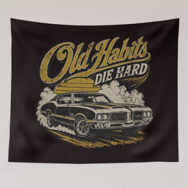 Item preview, Classic Retro Oldsmobile Cutlass Muscle Car   designed and sold by BlueLineLAX.