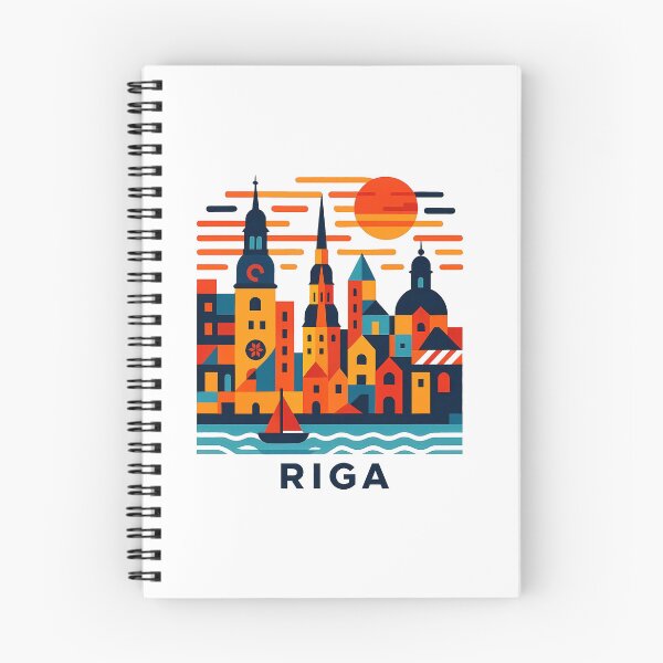 Item preview, Riga Latvia Travel Souvenir - House of Blackheads & Old Town Art designed and sold by OzzFrequency.