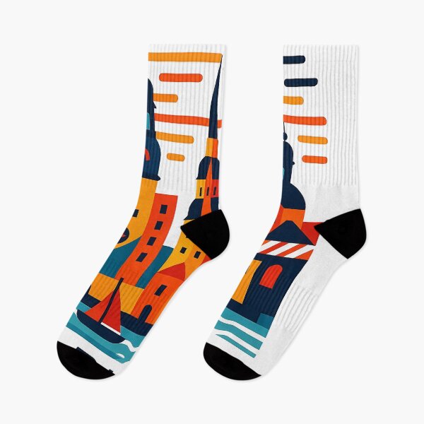 Item preview, Riga Latvia Travel Souvenir - House of Blackheads & Old Town Art designed and sold by OzzFrequency.