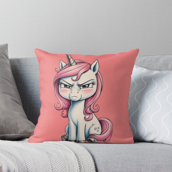 Item preview, Slightly Annoyed Kawaii Unicorn Sketch designed and sold by Uniquely Yours.