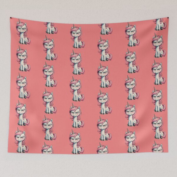 Item preview, Slightly Annoyed Kawaii Unicorn Sketch designed and sold by Uniquely Yours.