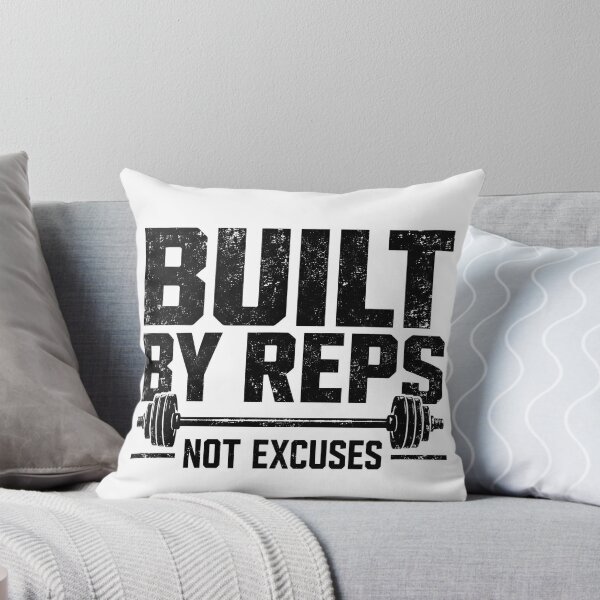 Item preview, Built by Reps, Not Excuses – Vintage Gym Motivation designed and sold by motivationaltee.