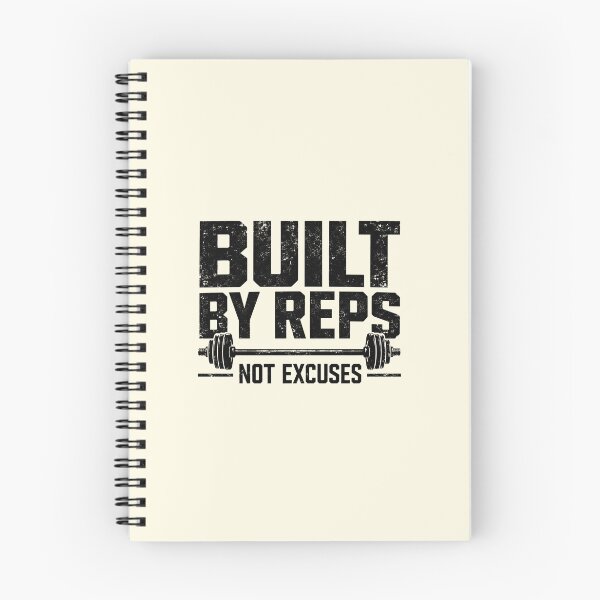 Item preview, Built by Reps, Not Excuses – Vintage Gym Motivation designed and sold by motivationaltee.