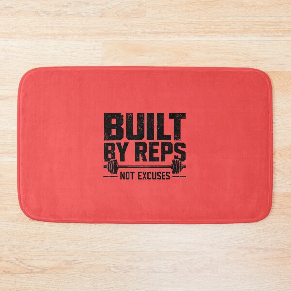 Item preview, Built by Reps, Not Excuses – Vintage Gym Motivation designed and sold by motivationaltee.