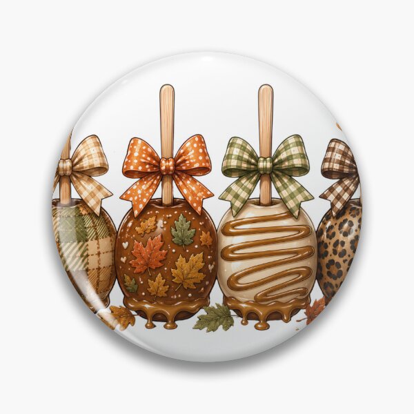 Item preview, Caramel Apple Coquette Bow Fall Autumn Gingham Leopard Plaid Fall Leaves Aesthetic designed and sold by VGAfanatic.
