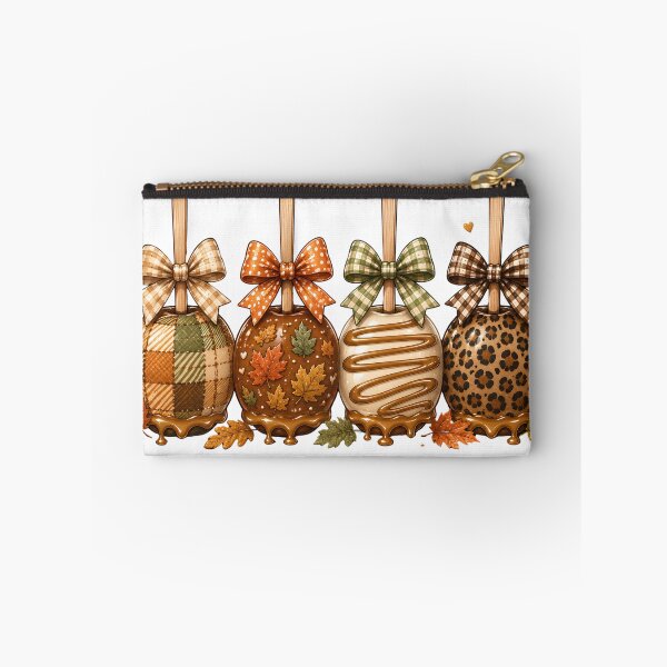 Item preview, Caramel Apple Coquette Bow Fall Autumn Gingham Leopard Plaid Fall Leaves Aesthetic designed and sold by VGAfanatic.