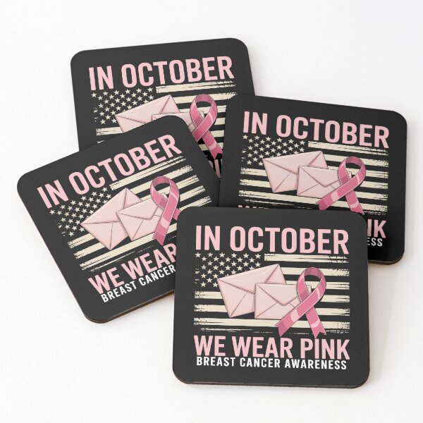 Item preview, In October We Wear Pink Breast Cancer Awareness  | Postal Worker Pink Ribbon | USPS Support Gift designed and sold by 76Valeria.